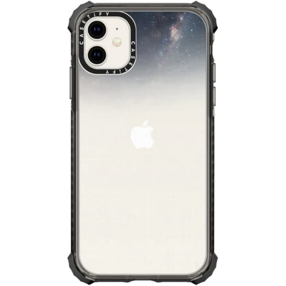 CASETiFY Ultra Impact Case for iPhone 11 - galaxys and Stars Clear case - Clear Black