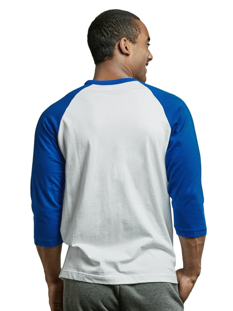 T-shirt Baseball June Queen Manches 3/4 - Taille 2XL, Blanc/bleu, 100% Coton, Neuf Sans étiquettes