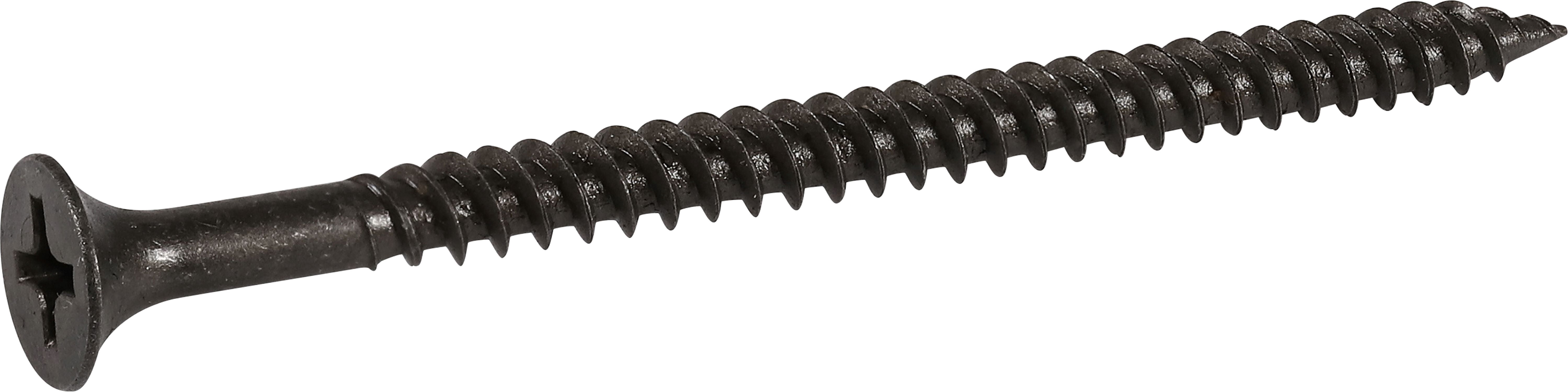 Fas-n-tite Coarse Thread Drywall Screw Assortment, 4 Sizes, Steel, Black Phosphate, 420 pack