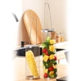 thumbnail image 4 of WIFKLSIIPG Grille Ronde en Acier Inoxydable pour Barbecue Extérieur Grille Ronde pour Chips Poisson Accessoires de Cuisson Polyvalents, 4 of 5