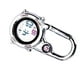 thumbnail image 5 of Multifunctional Carabiner Watch Luminous Backpack Watch White Dial Unisex Pocket Yinane Reloj con mosquetón, 5 of 8