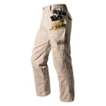 thumbnail image 5 of TOMVIGX Work Pants for Men Ripstop Stretch Hiking Pants Relaxed Fit Waterproof Lightweight Trousers Casual Outdoor Travel Hunting Khaki Cargo Pants with Pockets 3XL, 5 of 9