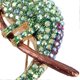 thumbnail image 3 of Fashion brooch, anole look, fine workmanship, beautiful appearance, lightweight, green, 3 of 3