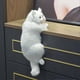 thumbnail image 4 of Realistics Synthetic Fur Cat Figurines Simulation Fur Pet Stuffed Toy Home Animal Decorative Props, 4 of 4
