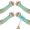 Green, variant on Minzimin 2Pairs Cut Resistant Sleeve Arm Safety Protectors Sleeves with Thumb Hole Level 5 Protection Forearm Guard Sleeves