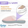 thumbnail image 5 of Floopi Women’s Open-Back Velour Comfort Slipper, 5 of 6