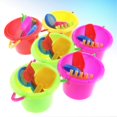 thumbnail image 5 of Beach Sand Toy Bucket Set for Kids Playing with 6Sets Plastic Tools, 5 of 5