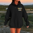 thumbnail image 3 of Back To School Teacher Hoodies for Women 2025 Fall Winter Long Sleeve Hooded Sweatshirt with Pockets Pullover Tops, 3 of 6