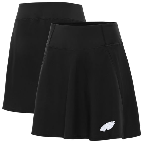 Women's Antigua  Black Philadelphia Eagles Chip Skort