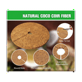 thumbnail image 2 of Coconut Fibers Tree Mulch Ring Protector Mat, 11.8 Inch Natural Coir Tree Protection Mats, Tree Disc Plant Cover, 2 of 5