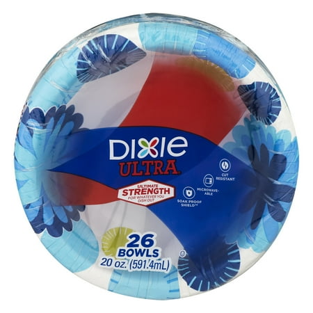 Dixie Ultra Paper Bowls, 20 oz, 26 count