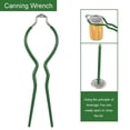 thumbnail image 4 of DIY. STORE 7 in 1 Canning Kit Include Steamer Rack,Canning Funnel,Jar Lifter,Wrench, Tongs,Lid Lifter/Bubble Remover Tool.Suitable for Easy Learning and Making of Household Mason Canning (Green), 4 of 7