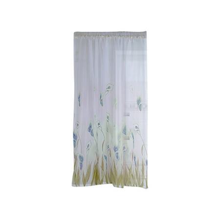 

Frehsky niture Daffodil Flower Tulle Curtain Handle Tulle Coveted 1 Fabric