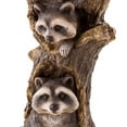 thumbnail image 5 of Clearance! SDJMa Outdoor Resin Bird Bath, Resin Raccoon Birdbath, Animal Statue Outdoor Bird Feeder, Garden Bird Bath, Resin Decoration Cute Garden Ornament for Garden Home, 5 of 8
