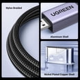 thumbnail image 4 of Cable UGREEN 8K Micro HDMI a HDMI de 1 m con carcasa de aluminio trenzado, 4 of 8