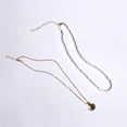 thumbnail image 3 of Collar De Conchas Nacaradas De Dos Pisos De Metal Vintage Para Mujer, Regalo De Joyería Para Mujer, Collar Creativo Ligero Para Mujer Para Cumpleaños Y Vacaciones sonducket AP005563-00, 3 of 6