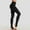 Black, variant on Women’s Stirrup Leggings Quick Dry High Waist Push Up Tights Long Yoga Pants for Sport Fitness Running
