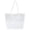 White, variant on Back to School Mesh Beach Tote Bag for Women, Lightweight Summer Shoulder Handbag(Mint Green,One Size)