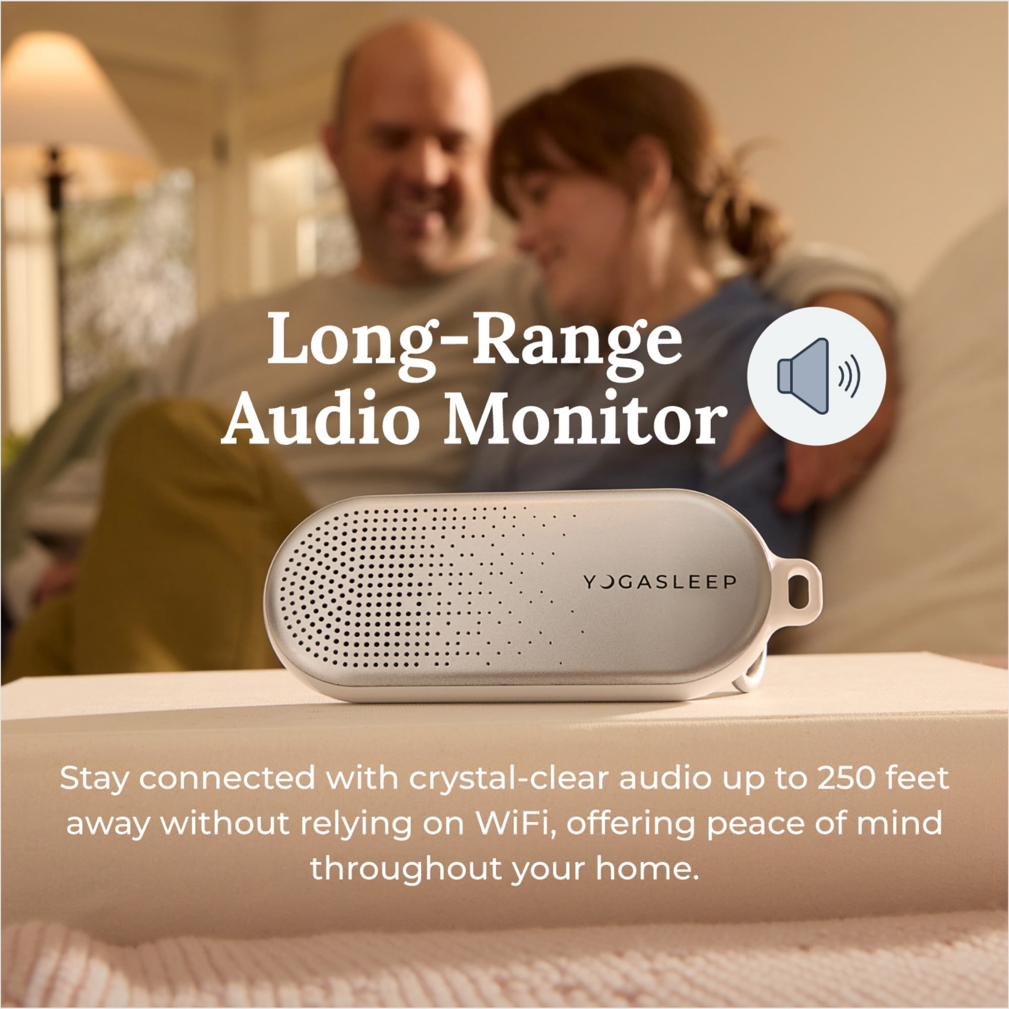 Yogasleep Vue Video and Audio Smart Baby Monitor and Sleep Coaching System
