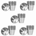 thumbnail image 1 of 60 - Tazas de Salsa de Condimentos de Acero Inoxidable Cepillado Premium Ollas de 2.5Oz 70Ml, 1 of 8