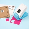 thumbnail image 2 of Stamp Punch, Stamp Puncher, 1X0.8inch Rectangular Postage Stamps Punches, Lever Paper Punches for Crafting,Craft Cutter Hole Puncher for Scrapbooking Journaling Card Making, 2 of 7