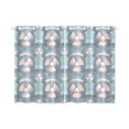 thumbnail image 1 of BSDHOME Motif Multicolore Fenêtre Rideau de Cuisine 26x39 Pouces (Deux Pièces), 1 of 3