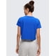 thumbnail image 2 of Remera CRZ YOGA Crop Top de Algodón Pima Azul Talle M, 2 of 5