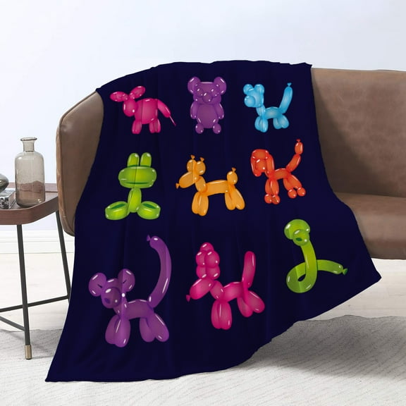 Unique Print Blanket Throw Comfortable Warm Velet Plush Fluffy Throw Blanket Perfect Gift for Couch Sofa or Bed 50"(Width) x 80"(Length)