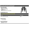 thumbnail image 4 of Front and Rear Shock Strut and Coil Spring 4 Piece Kit - Compatible with 2000-2006 Toyota Tundra RWD, 4 of 4