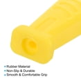thumbnail image 4 of Mango de archivo de afilado de cadena de motosierra Uxcell, paquete de 5, mango de goma con agujero de 4 mm para archivo de motosierra, amarillo, 4 of 5