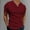Red, variant on Wancir Men's V-Neck Compression Shirts Quick Dry Short Sleeve T-Shirts Sports Undershirts Baselayer Tee Tops