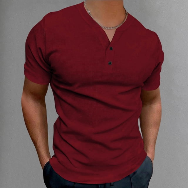 pstuiky Camisa de manga corta para hombre, Camiseta deportiva de manga corta con cuello en V y secado rápido para hombre camisetas de hombre s