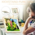 thumbnail image 5 of Allytechgroup Shockproof Case with Screen Protector for Samsung Galaxy Tab A9 8.7" SM-X110/X115/X117, Rugged Bumper Anti-Scratch Kickstand Shoulder Strap Kids Friendly Tablet Case Cover, Rosegold, 5 of 9
