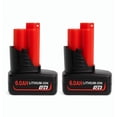 thumbnail image 1 of Batería VOLT1799 Paquete de 2, 6.0Ah 12V para Milwaukee M12, 1 of 6