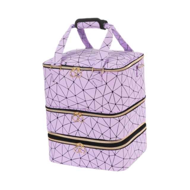 Estuche organizador de esmaltes de unas Fernando 3 capas con asa