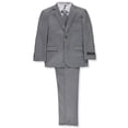thumbnail image 2 of Kids World Big Boys' 5-Piece Basic Suit Pants Set Color: light gray Size: 2t, 2 of 3