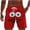 hgg186-Red, variant on Yaoyar Mens Beach Shorts Cute Funny Face Summer Swim Trunks Novelty Beachwear Summer Sports Vacation Drawstring Shorts with Pockets