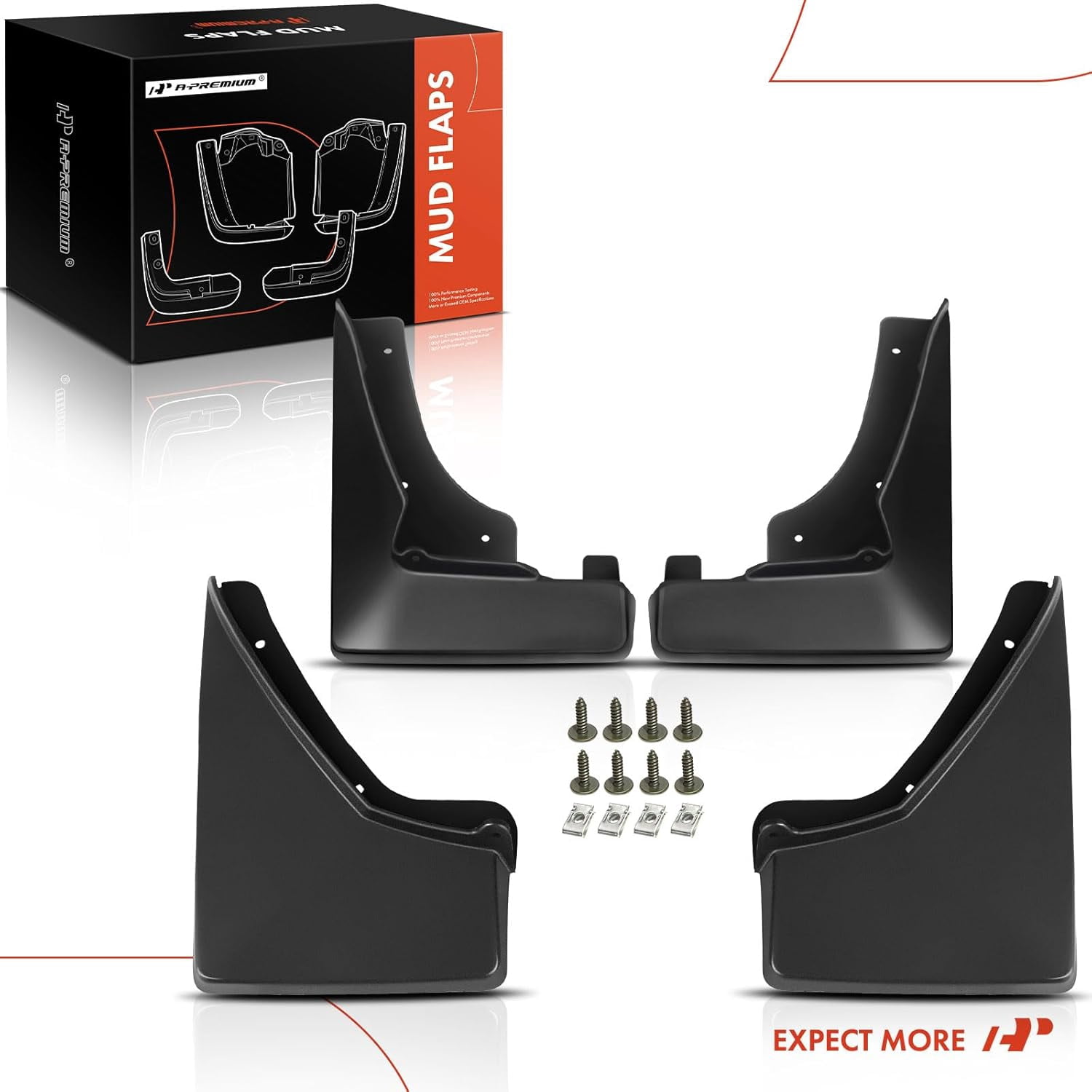 A-Premium Splash Guards Mud Flaps Mudflaps Replacement for Cadillac SRX 2010-2015 Front and Rear 4-PC Set