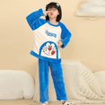 thumbnail image 1 of Conjunto de pijamas de invierno para niños, ropa de fiesta de Navidad de franela, traje de terciopelo Coral para niñas, jersey para niño, traje de casa a juego para Familia, 1 of 4