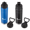 thumbnail image 4 of bubba Trailblazer Stainless Steel Water Bottles with Two Extra Interchangeable Lids, 24 oz (709 ml), Blue and Licorice, 4 of 6