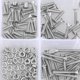 thumbnail image 5 of Tornillo pernos, 230pcs M2 304 de acero inoxidable de cabeza plana Tornillos Tuercas Tuercas Kit de surtido con caja Khall GS03721, 5 of 6