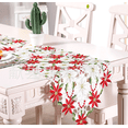 thumbnail image 5 of Bandera de Mesa Bordada de Navidad JAMW Mantel Multiusos de Poliéster 38*176CM, 5 of 5