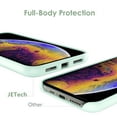 thumbnail image 3 of JETech Silicone Case for iPhone X, iPhone Xs, 5.8-Inch, Silky-Soft Touch Full-Body Protective Case, Shockproof Cover with Microfiber Lining (Seafoam), 3 of 7