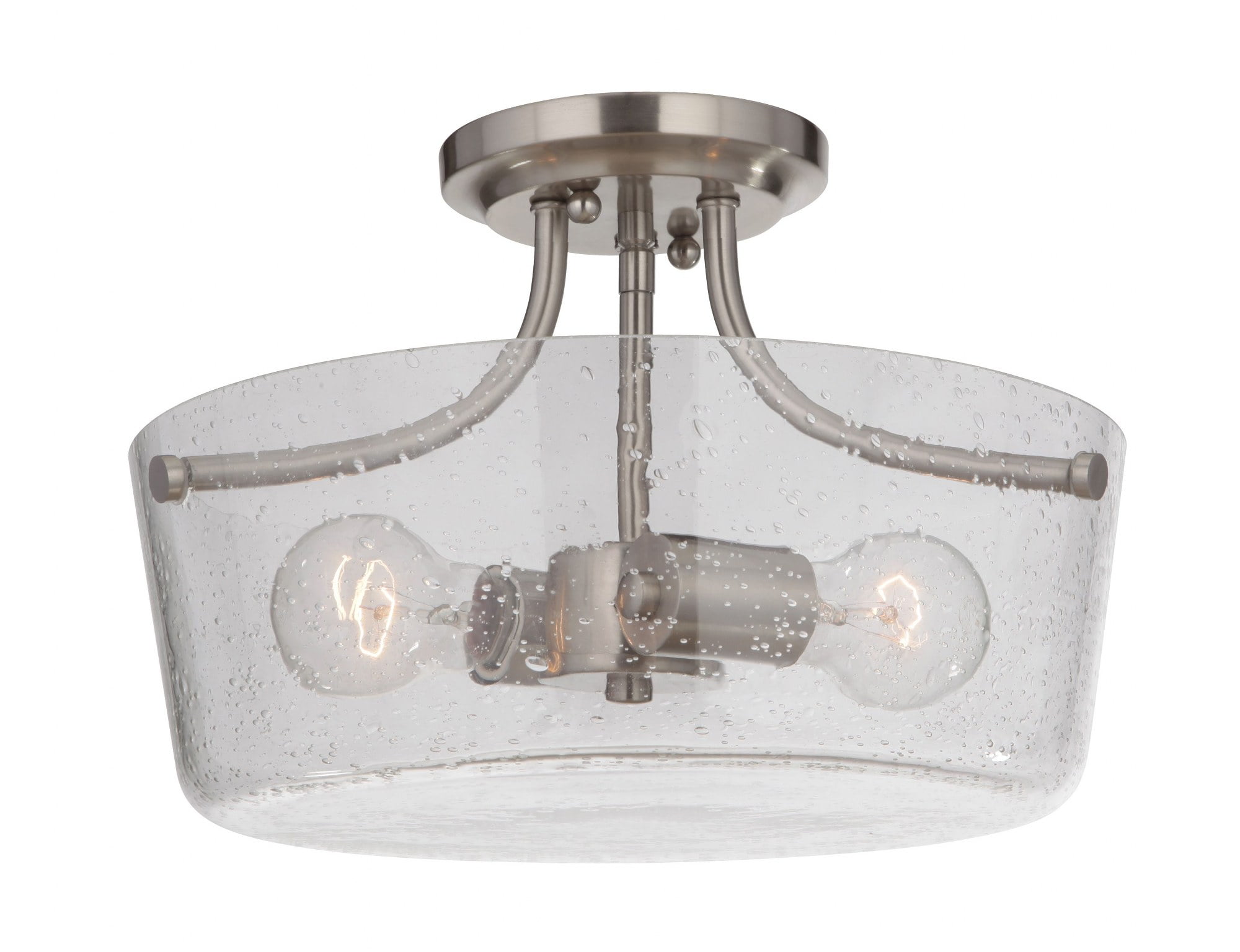 Craftmade Lighting - Two Light Semi Flush Mount - Ceiling Lighting - Tyler - Two