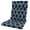Black, variant on Outdoor Chair Cushion, Waterproof UV Resistant Seat and Back Cushion for Patio Garden Furniture, 17.7x42.1x2.0 Inch
