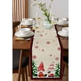 thumbnail image 2 of Table Runners 36 Inches Long Dress Scarves, Christmas Gnomes Farmhouse Kitchen/Dining Table Runner, Short Coffee Tablerunners, Xmas Tree Snowflake Rustic Red Black Plaid 13x36 Inch, 2 of 7