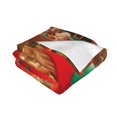 thumbnail image 2 of Manta de forro polar navideña, súper suave y acogedora, ideal para hombres, mujeres, ancianos y niños. Características: súper suave, 40 x 30 pulgadas., 2 of 8