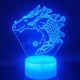 thumbnail image 1 of Lámpara de mesa con luz nocturna con diseño de dragón chino, LED 3D, para dormitorio infantil, 1 of 1
