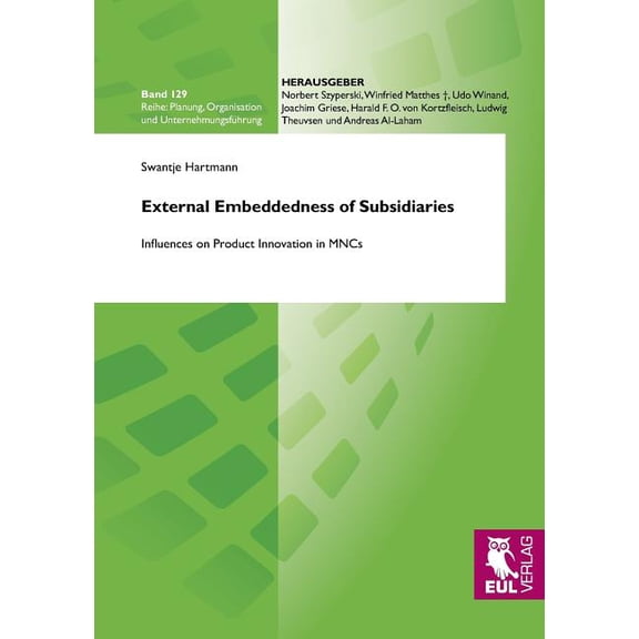 External Embeddedness of Subsidiaries (Paperback)
