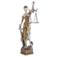 thumbnail image 1 of Estatua de la Justicia de resina, escultura de diosa griega para decoración de despacho de abogados., 1 of 8
